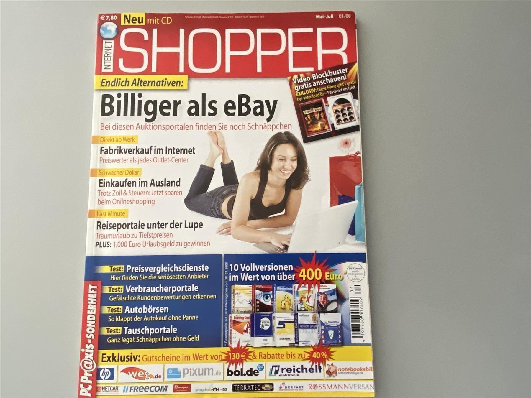 Riviste & Magazine: Internet Shopper Fachmagazin 01 / 08 – Usato da Langwiesen venduto da Restposten-24 1