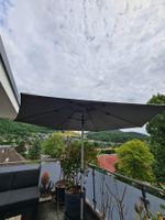 Sonnenschirm Drehkurbel Doppler mit Granitsockel + Griff
