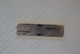 Swissair Crew Baggage Seal