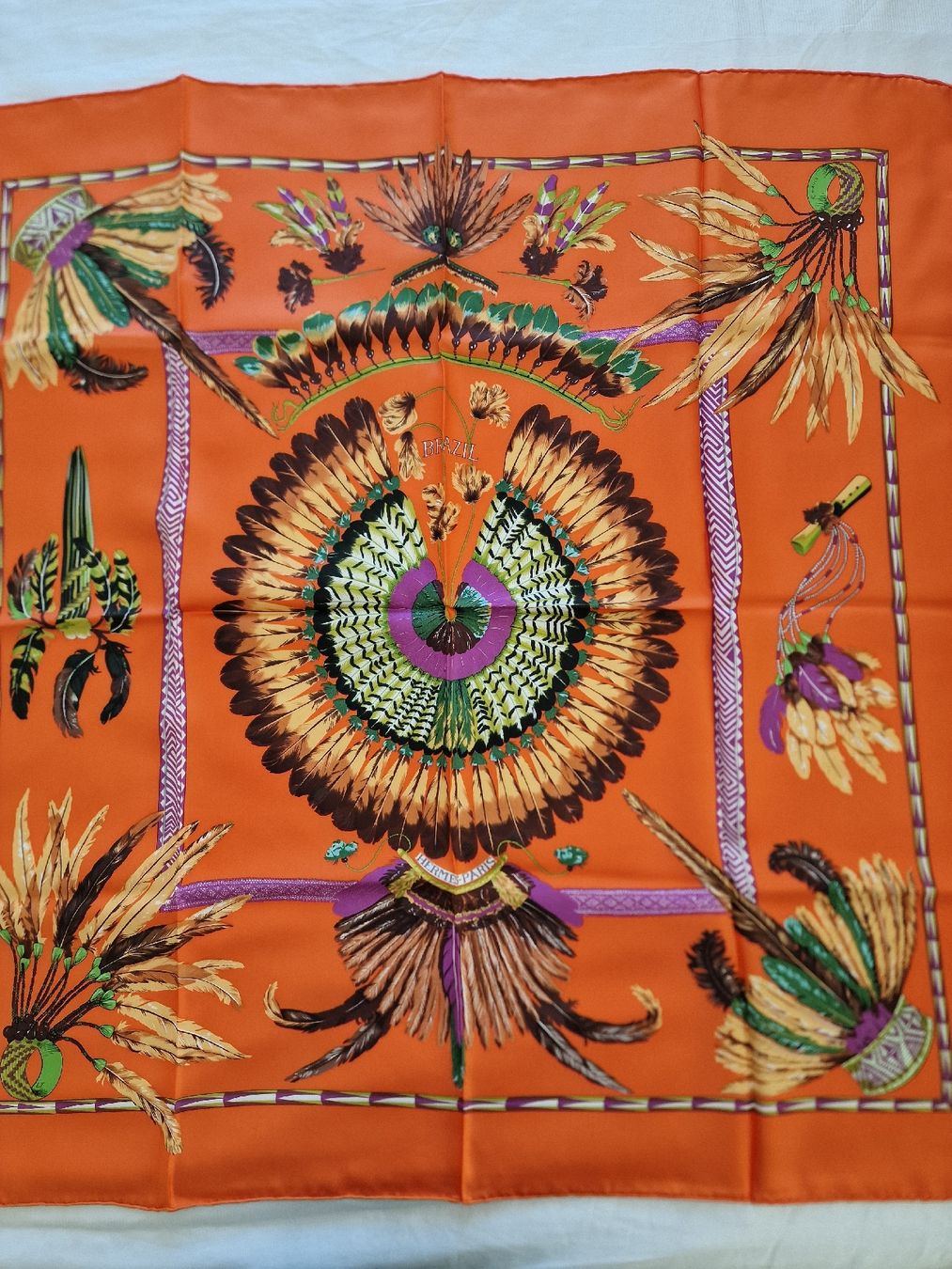Hermès Foulard & Sciarpe: Carré Hermès Brazil – Nuovo (secondo la descrizione) da St. Niklausen LU venduto da wishbonerfb
