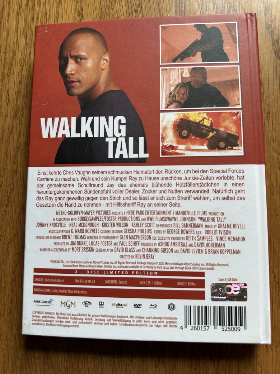 Alle DVDs: Walking Tall Mediabook Mediacs￼ – Gebraucht aus Benken ZH von Audi-erich 1