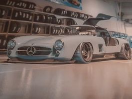 Spezial Oldtimer Mercedes-Benz 300 SL Gullwing LED Bild XL
