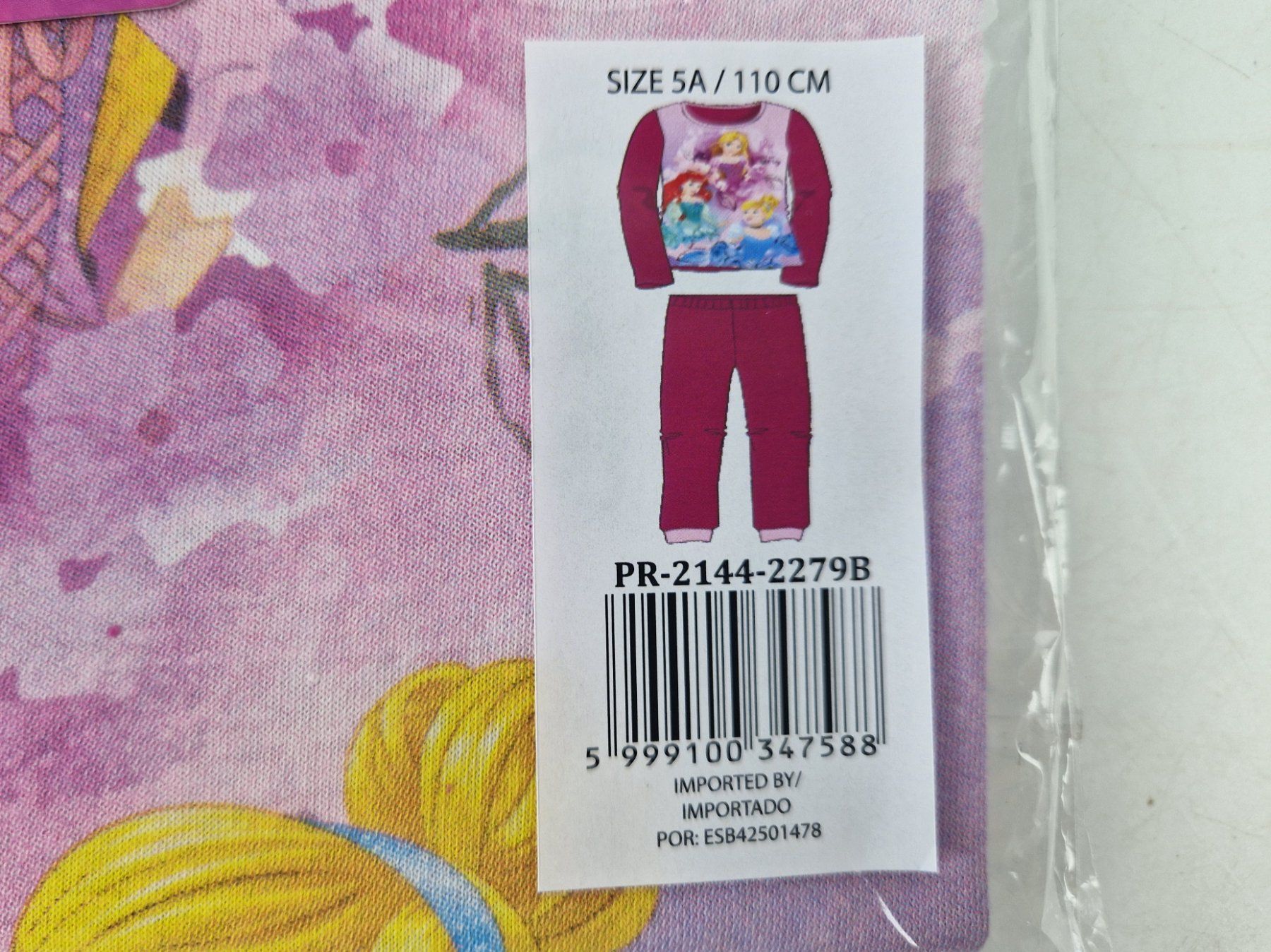 Disney Pigiama & Simili: DISNEY PRINCESS Mädchen Pyjama pink, 5 J. – Usato da Muhen venduto da Restwert_Muhen 1