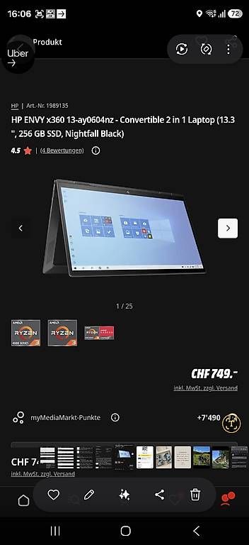Notebook: HP ENVY x360 – Usato da Zofingen venduto da ali_q7yb