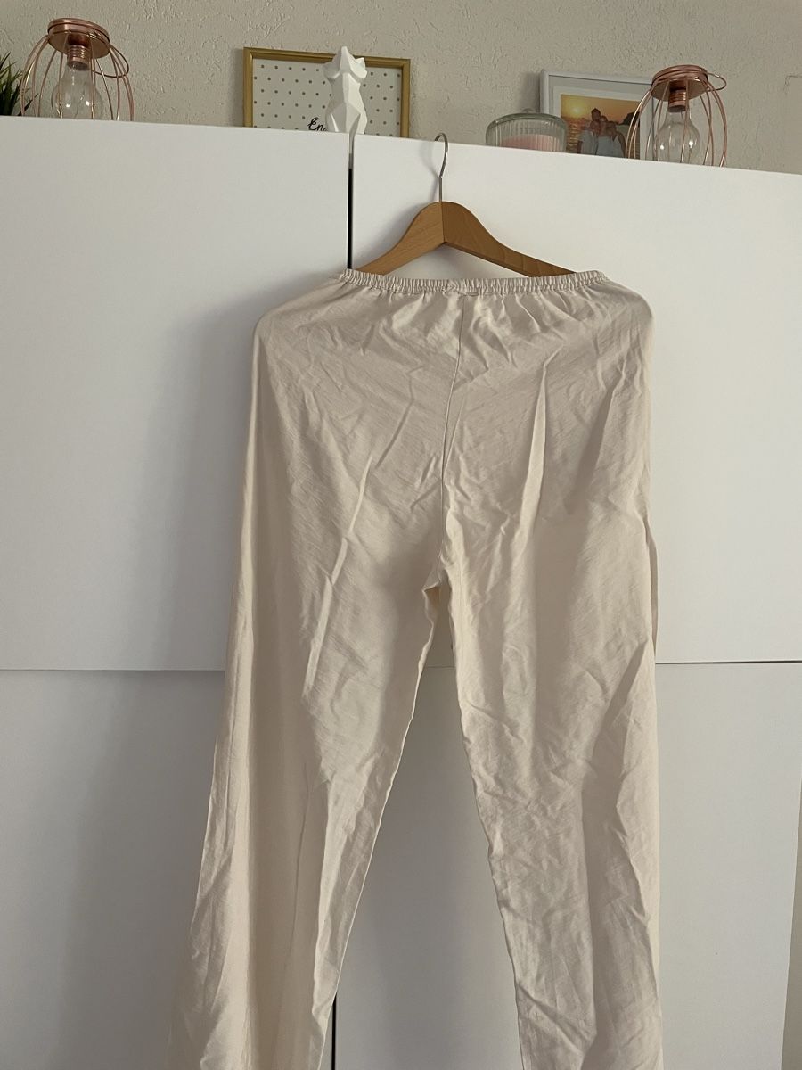 H&M Hosen: Pantalon large coton beige XS – Neu (gemäss Beschreibung) aus Pully von kaba07 4