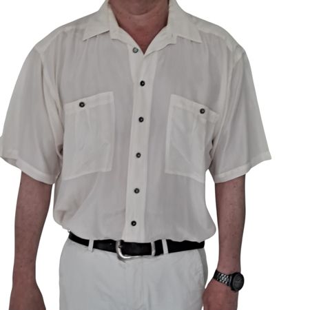 Seidenhemd Gr. M 100% Seide