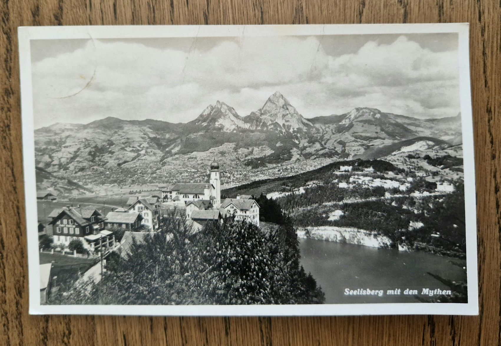 Cartoline postali: Seelisberg mit den Mythen 1937 – Usato da Ebikon venduto da Donar50