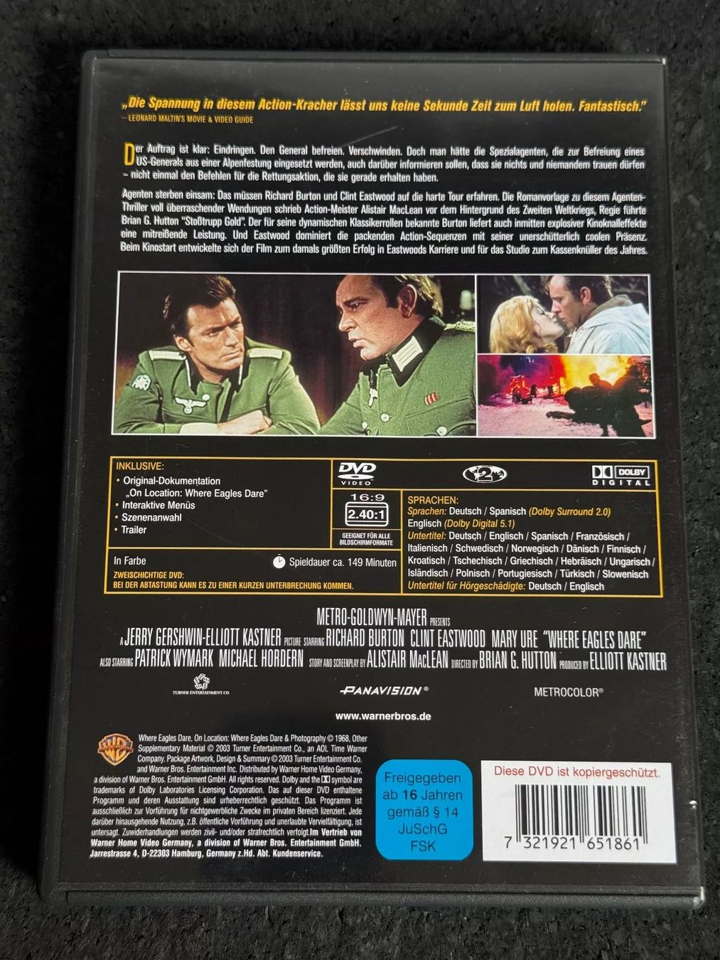 Tutti i DVDs: Agenten sterben einsam DVD DE/EN/SP – Usato da Fribourg venduto da tschjoly 1