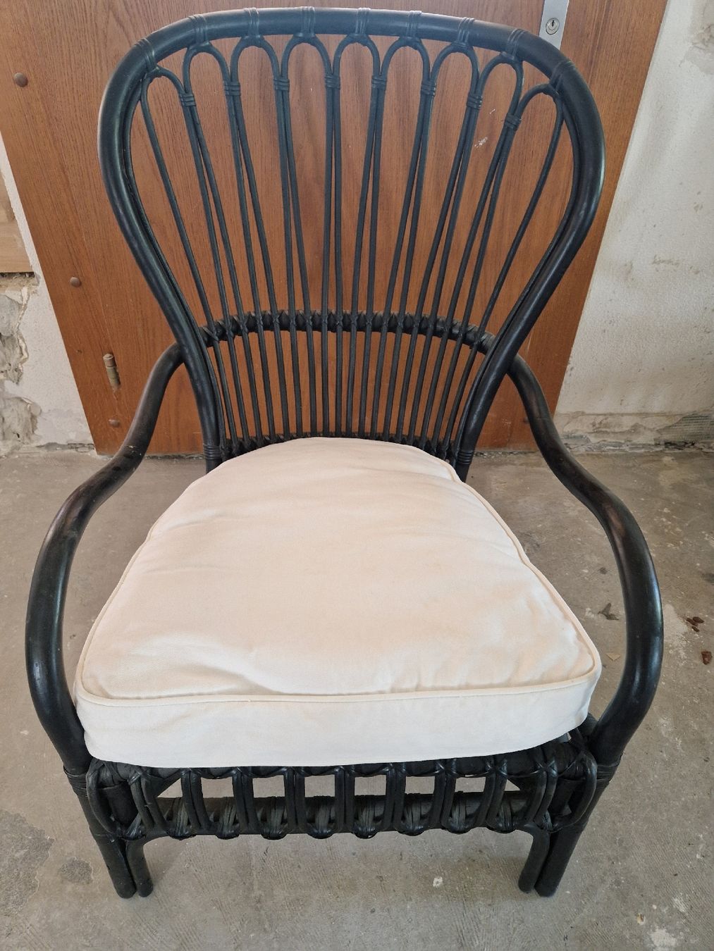 Ikea Poltrone: Sessel Rattan schwarz – Usato da Nussbaumen TG venduto da cherry_lady