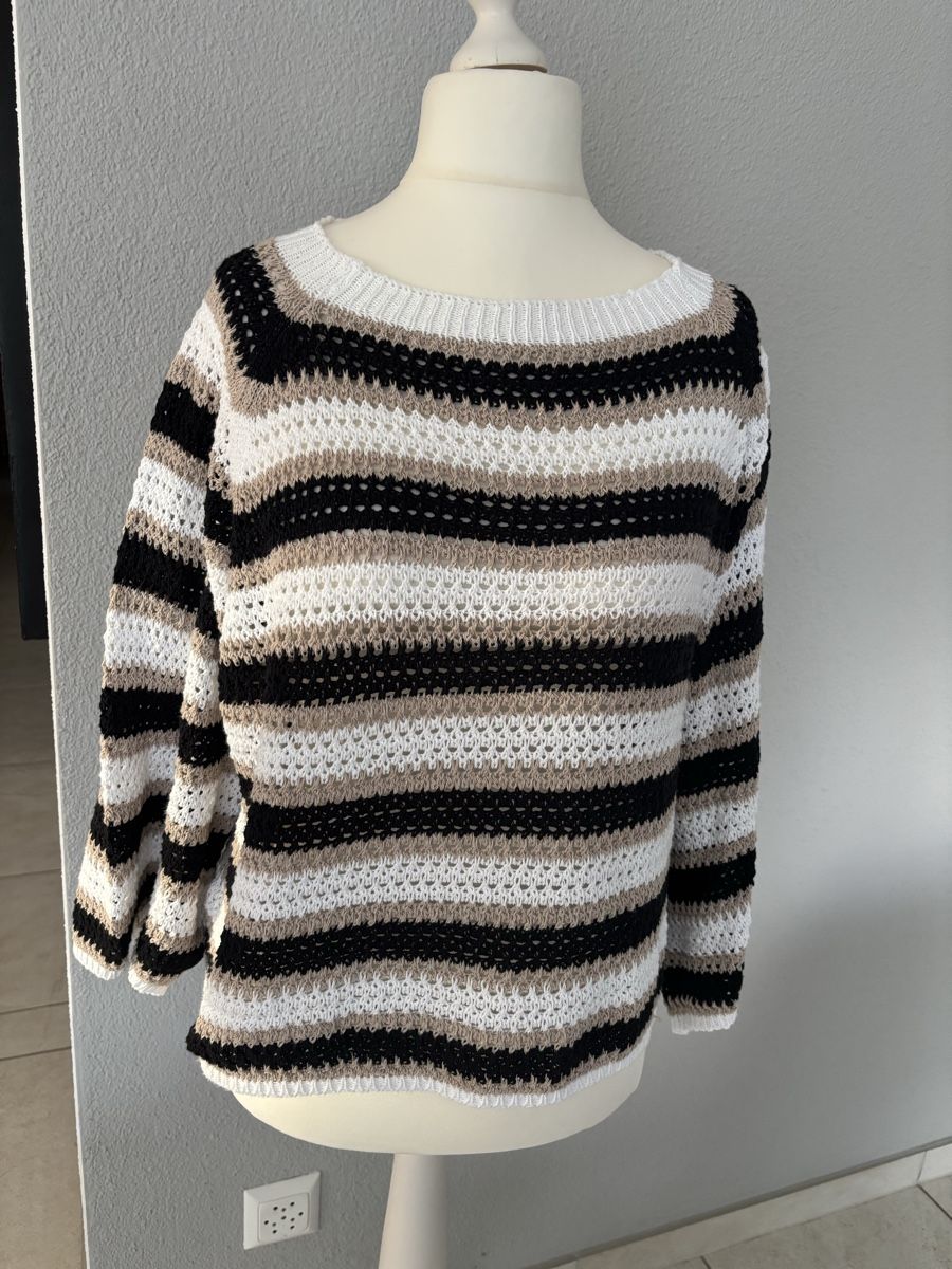 Maglioni & Felpe: Sommerlicher Strickpullover, gestreift, Made in Italy – Nuovo (secondo la descrizione) da Rothenburg venduto da Momo1302