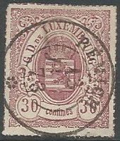 Timbre de 1859/74 ( Luxembourg )