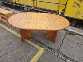 Dänischer Glostrup Esstisch, mit Auszug, Kiefernholz - 10/30