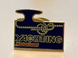 1 Pin Yachting Motorboot