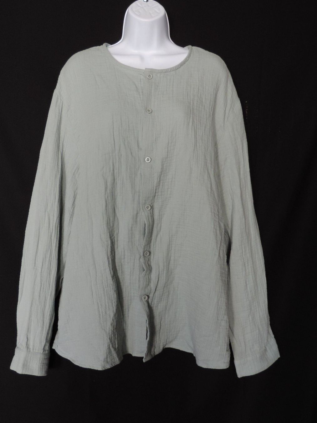 Chemises: chemise vert gris – D'occasion à Genève par Axelle333 2