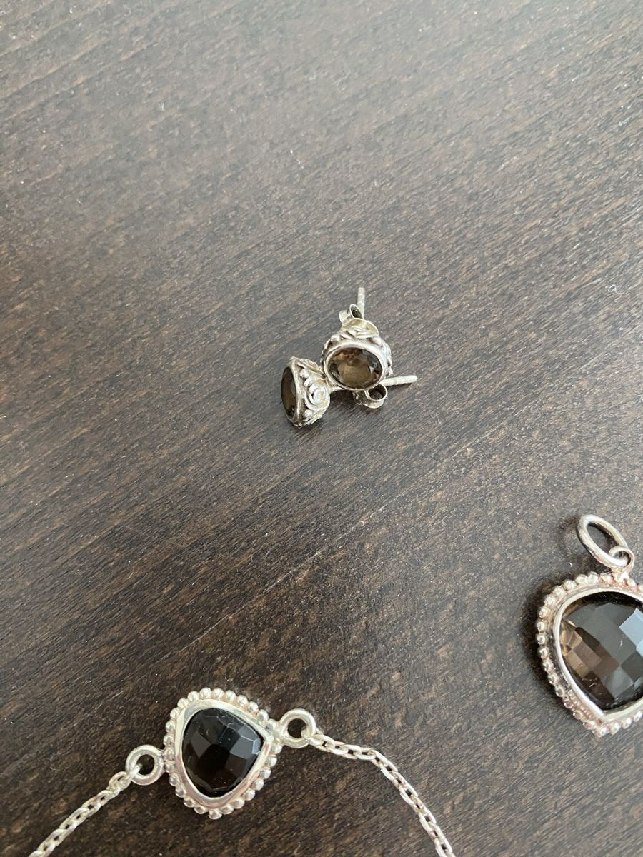 Altri gioielli: Silber Schmuckset mit Rauchquarz – Usato da Eglisau venduto da nic_d7km 2