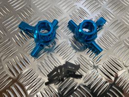 Achsschenkel Alu vorne zu TT-02 Modell blau RC-Tuning NEU!