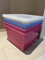 4 Aufbewahrungsboxen VESSLA von IKEA