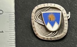 Arosa Schweizerische Skischule/ Abzeichen Original Vintage