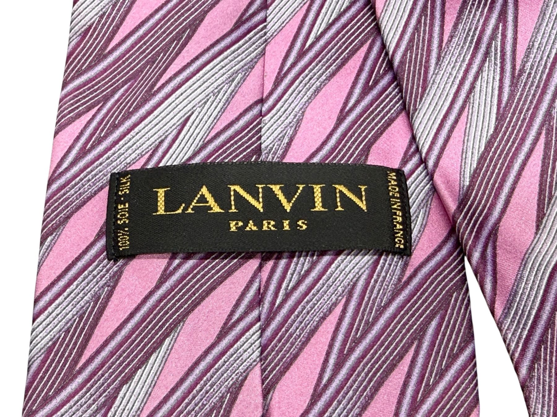 Lanvin Cravatte: Cravate LANVIN Paris en soie – Usato da Morges venduto da Auct 3