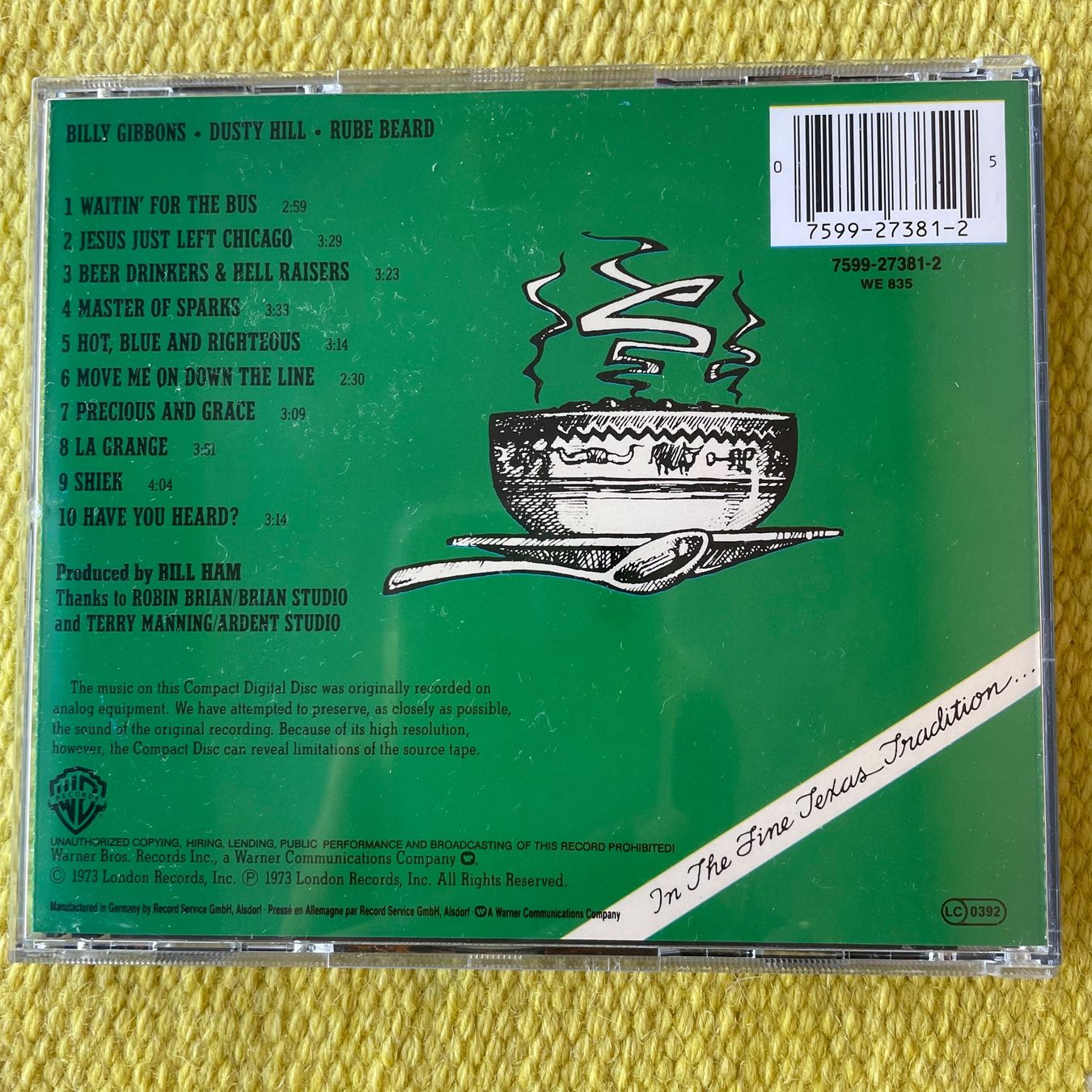 CD: ZZ TOP-TRES HOMBRES – Usato da Rorschacherberg venduto da CD-Roli 1