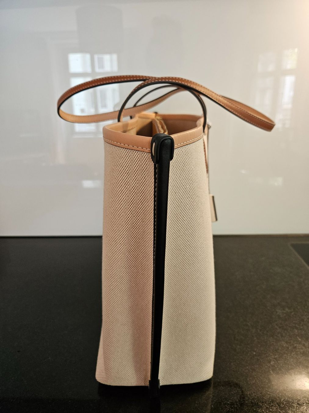 Tory Burch Borse: Tory Burch Perry Canvas Tote Bag – Usato da Luzern venduto da miletas89 1