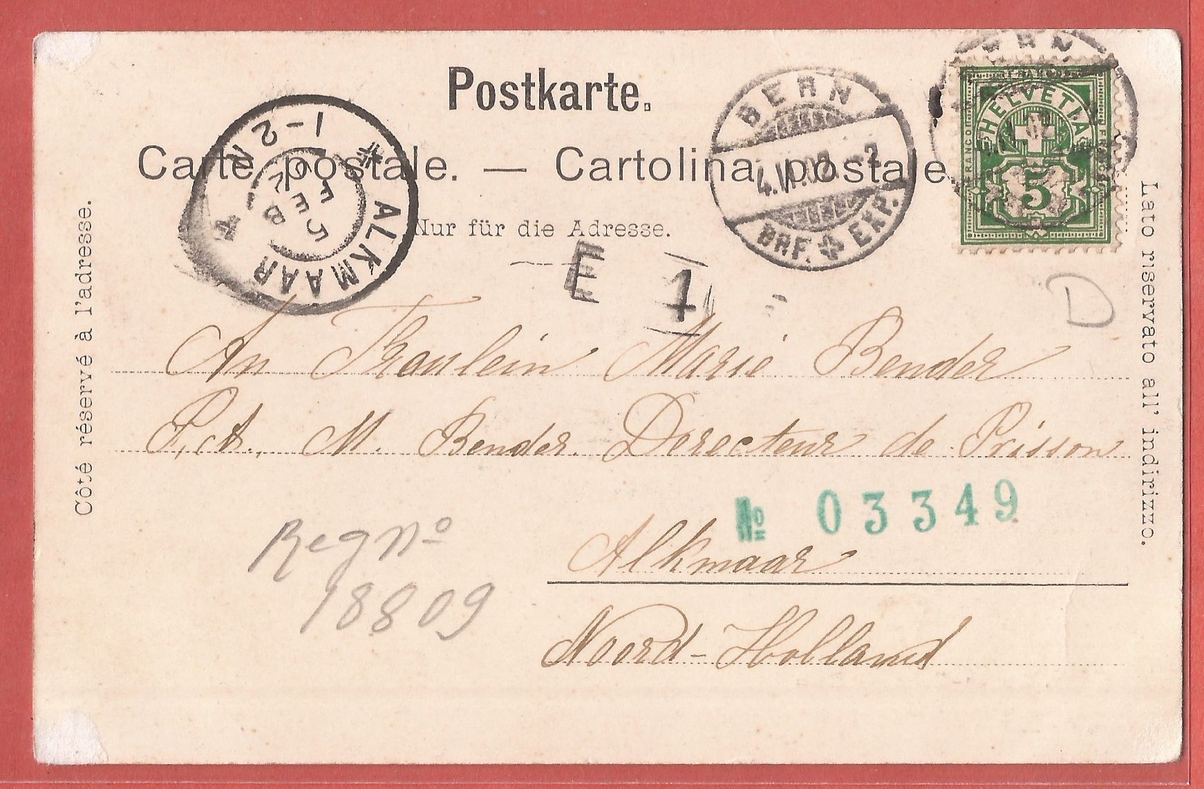 Ansichtskarten: Bern Köniz - Gurten Bahn - 1902 – Gebraucht aus Fislisbach von Porano 1