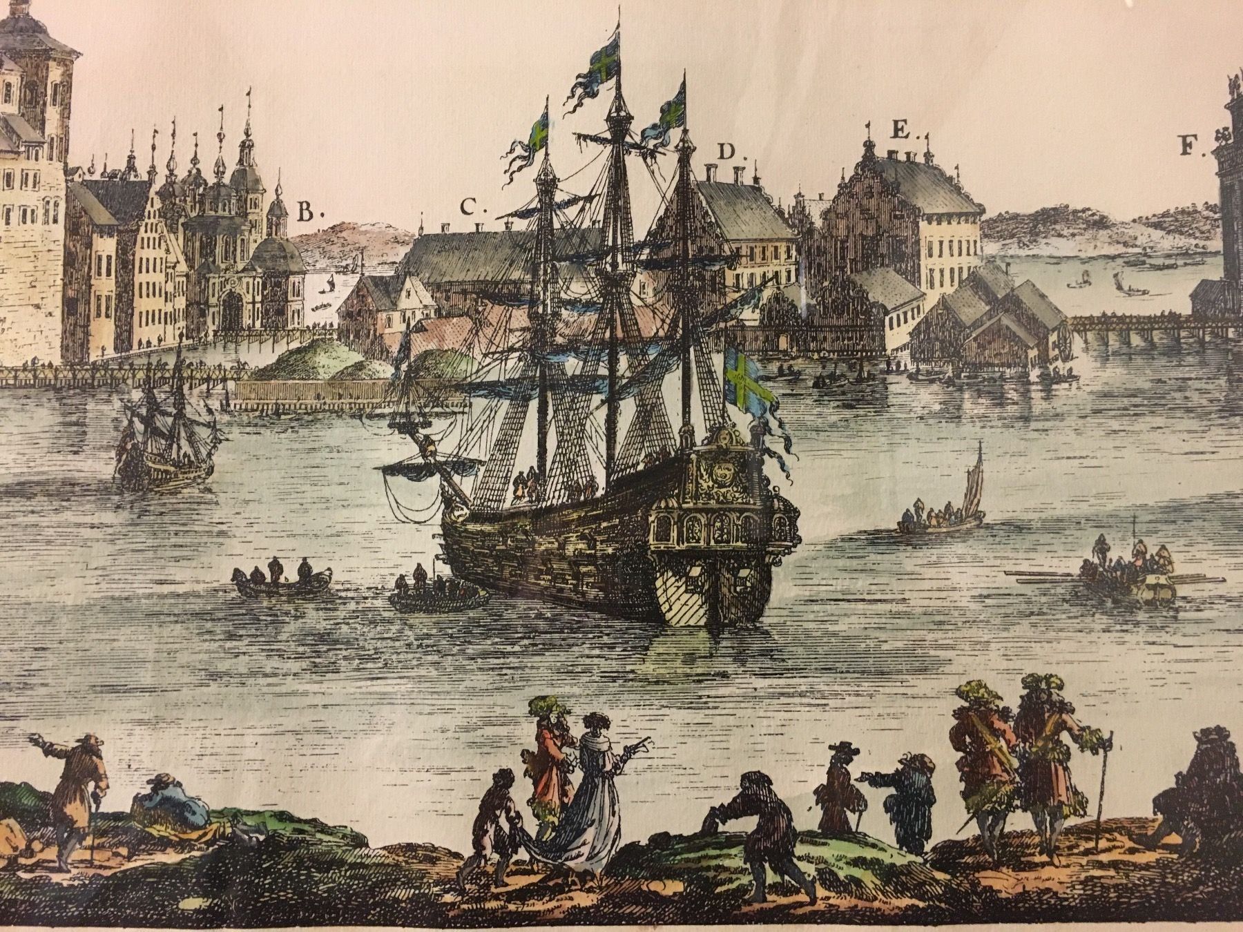 Dipinti: Königliches Schloss Holmen 1693 – Usato da Bern venduto da Yunkom 3