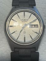 Orient Quartz Vintage Herrenarmbanduhr – Tag/Datum 