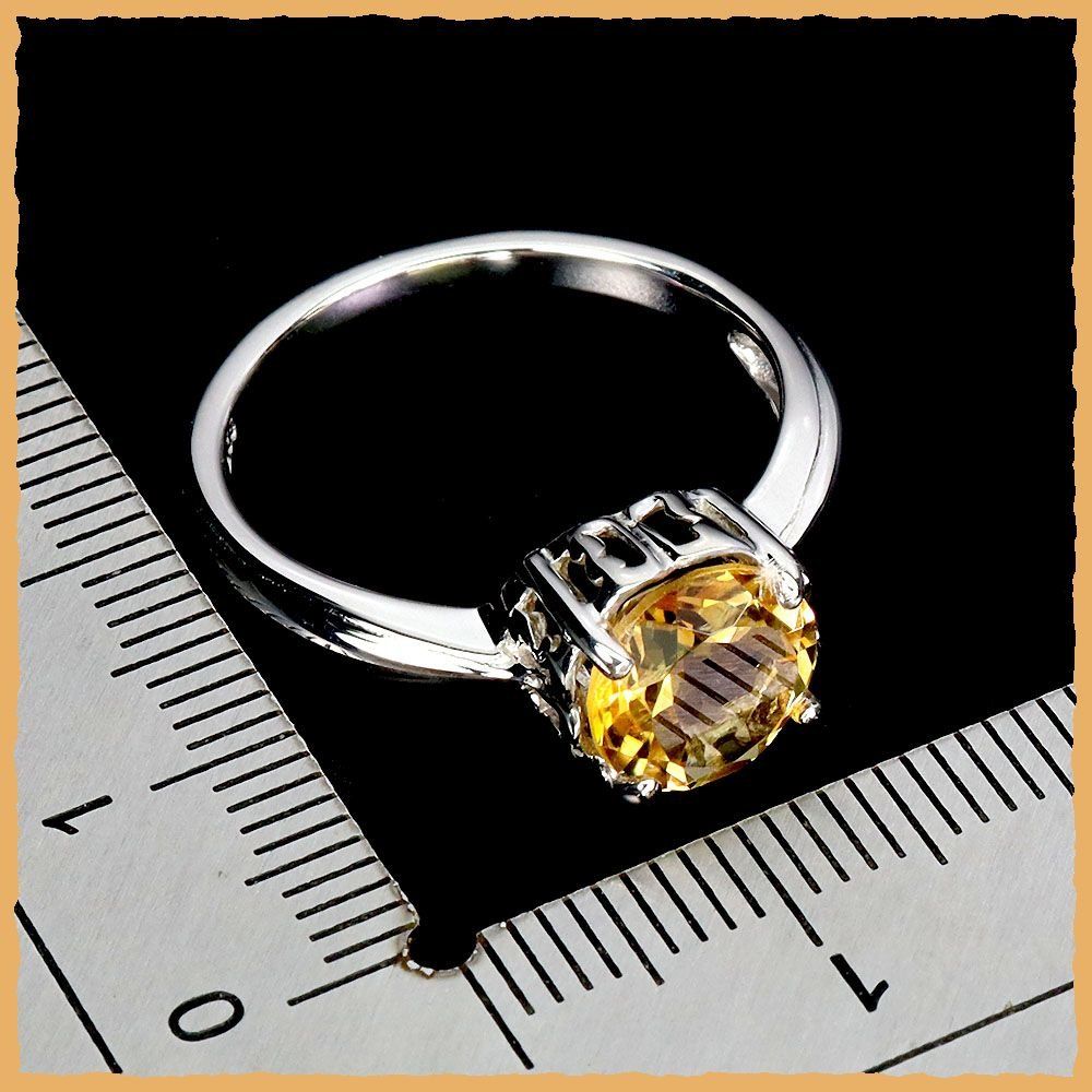 Anelli: Citrin Ring 925 Silber – Nuovo e nell'imballaggio originale da Oberglatt ZH venduto da Goldfee1 2