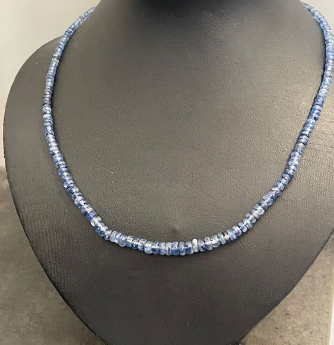 Catenine: Wunderschönes Saphir-Collier, 925er Silber – Nuovo (secondo la descrizione) da Adliswil venduto da Vimovi 6