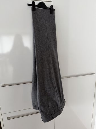 Woollen Flannel Herrenhose gekürzt!!
