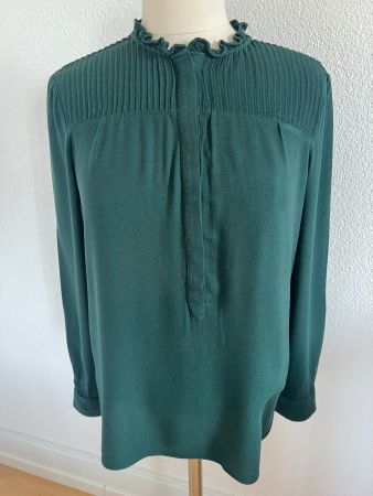 ESPRIT Damen Bluse in Gr. 34, Dunkelgrün