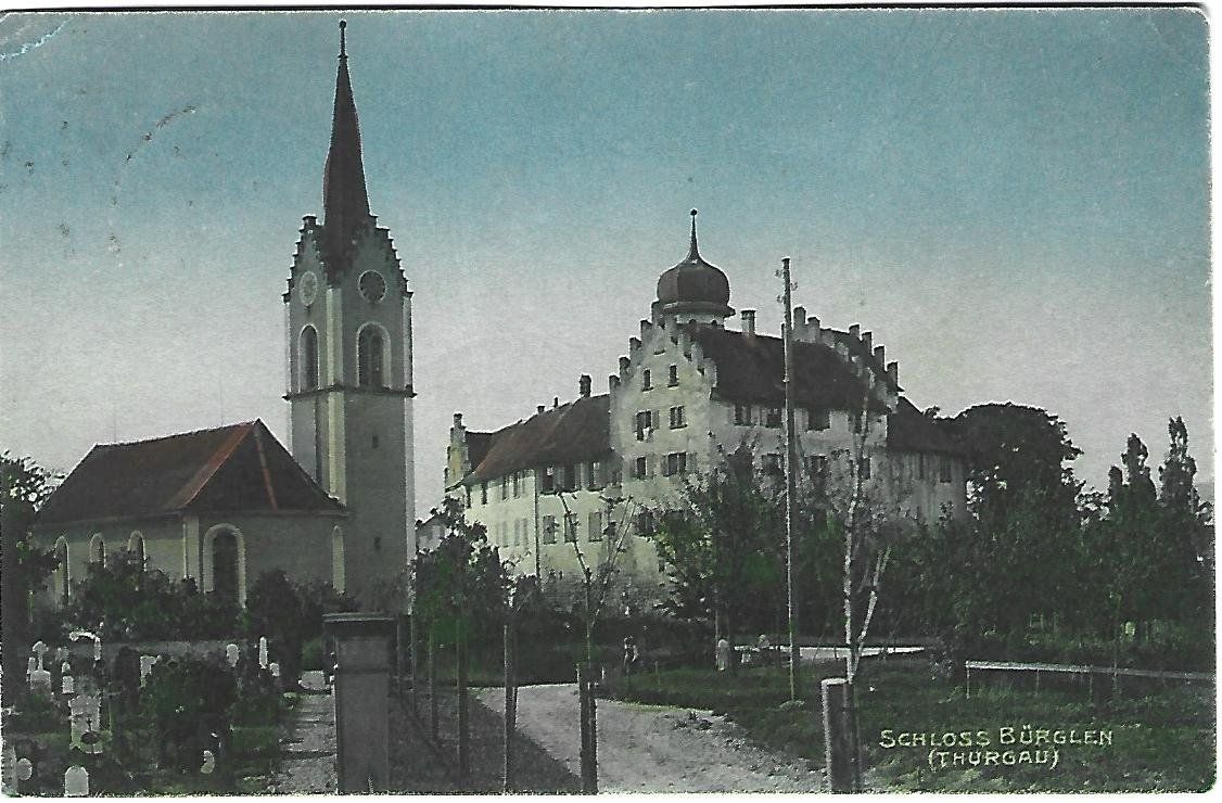 Ansichtskarten: Schloss Bürglen TG – Gebraucht aus Wetzikon ZH von Brulu100