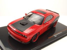 Dodge Challenger SRT8 HEMI 2009 rot / matt-schwarz      1:43