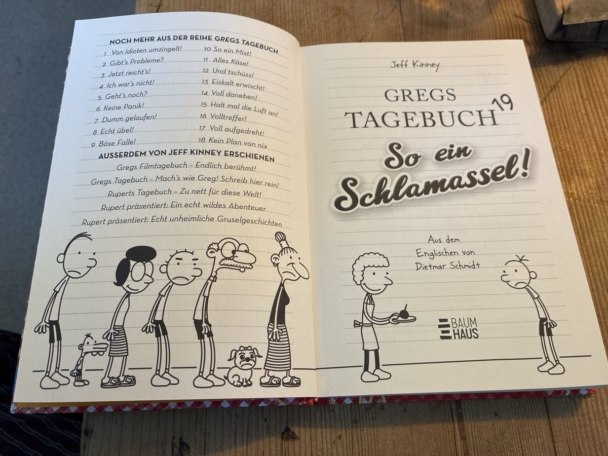 Libri: Gregs Tagebuch 19 Hardcover – Usato da Luzern venduto da Nunzi0 1