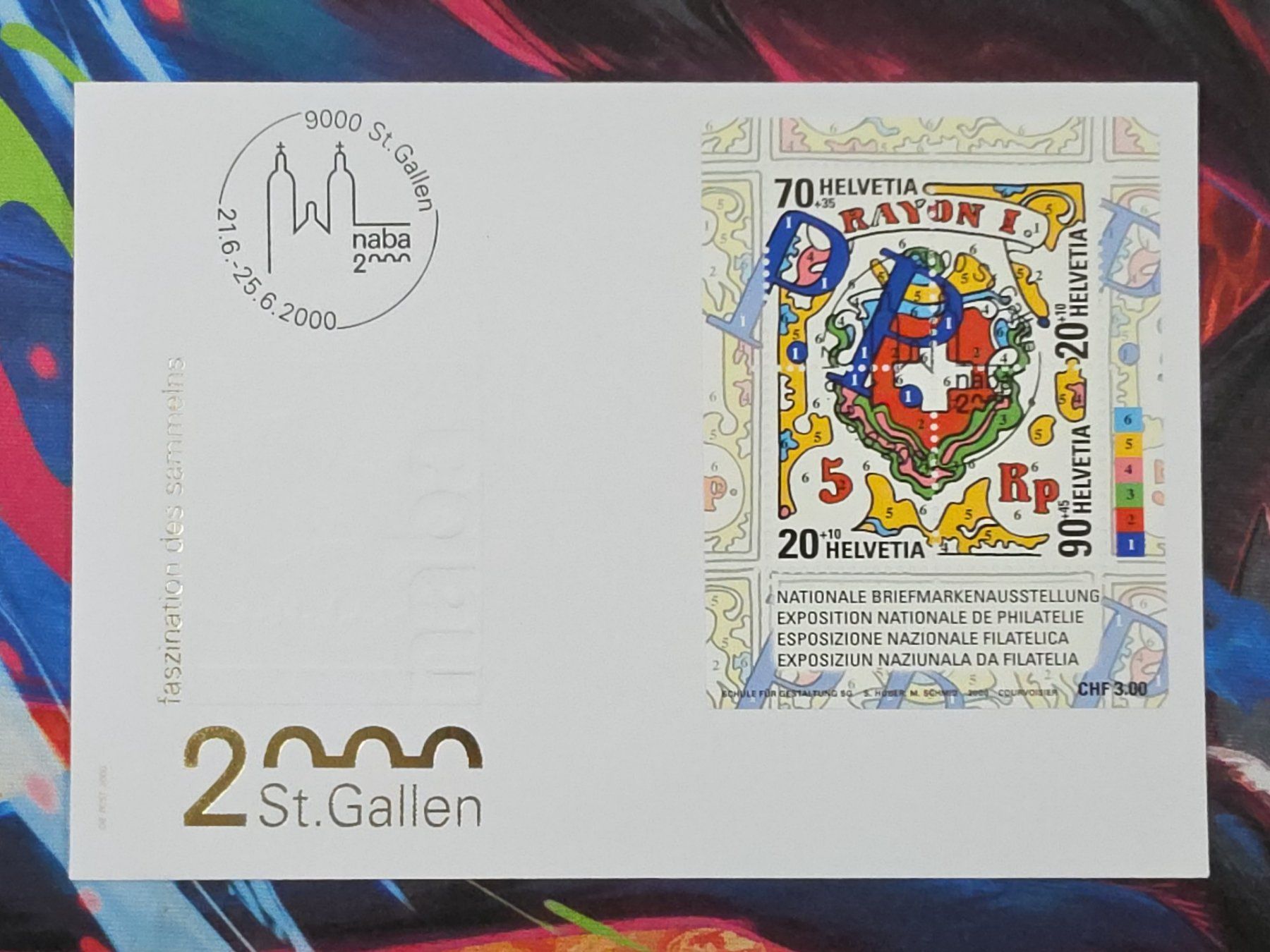 Tutti i francobolli: CL30 2x Enveloppe + Timbre Suisse 2000 – Usato da Cousset venduto da Patrick_Collections 1