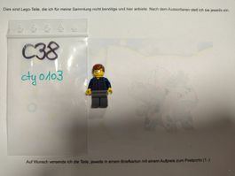 Legofigur  cty0103	 Plaid Button Shirt,  /C38