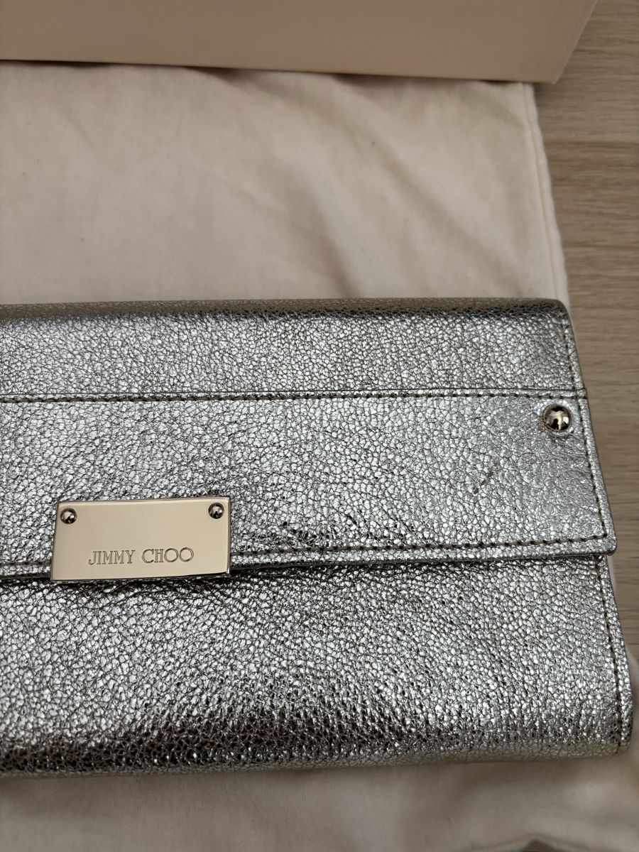 Jimmy Choo Borse da donna: Jimmy Choo Silver Clutch - full set! – Nuovo (secondo la descrizione) da Windisch venduto da bymarikaa 2