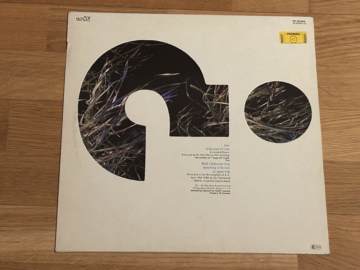 Dischi in vinile: Depeche Mode. 1987. Maxi. Question of Time – Usato da Faulensee venduto da Mizuno06 1