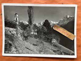 Alte Ansichtskarte 1932 Soglio, Bergell Rarität