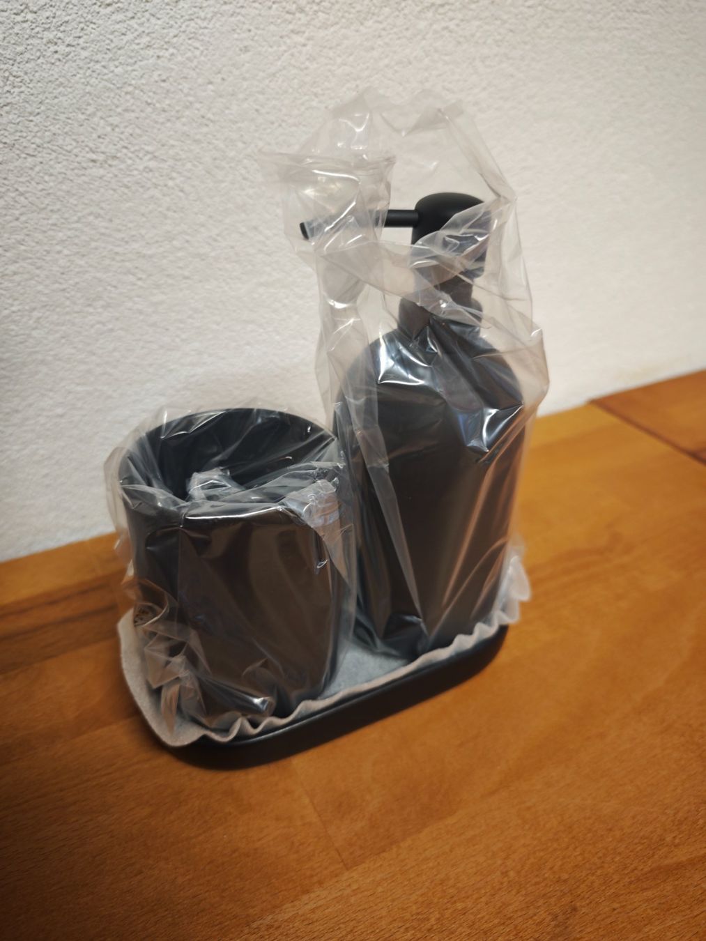 Ikea Portasapone: IKEA GANSJÖN Badezimmer-Set 3-tlg. – Nuovo e nell'imballaggio originale da Buchs ZH venduto da Sutoris 1