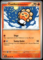 Pokémon Castform Sunny Form 020/191   SV08 Surging Sparks