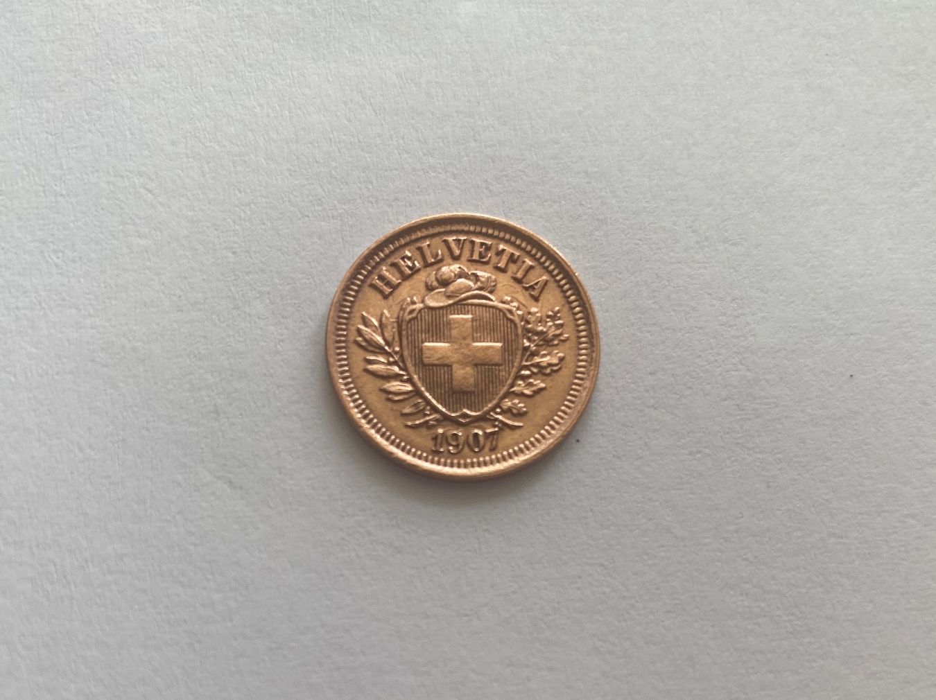 Tutti le monete: 1 centime/Rappen 1907 – Usato da Nyon venduto da Ilmi09