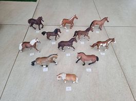 Schleich Pferde und 1 Pony