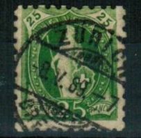 ST12) 67B, Stehende Helvetia Vollstempel Kt. 30.-