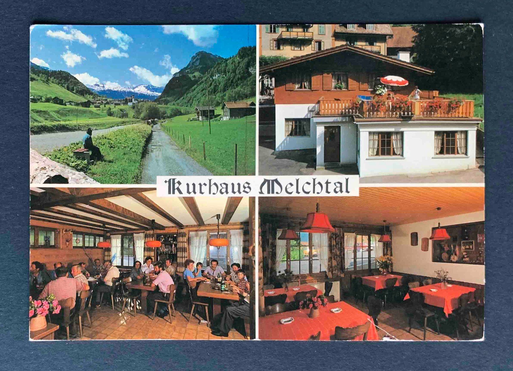 Cartoline postali: AK Kurhaus Melchtal – Usato da Goldau venduto da artelier1