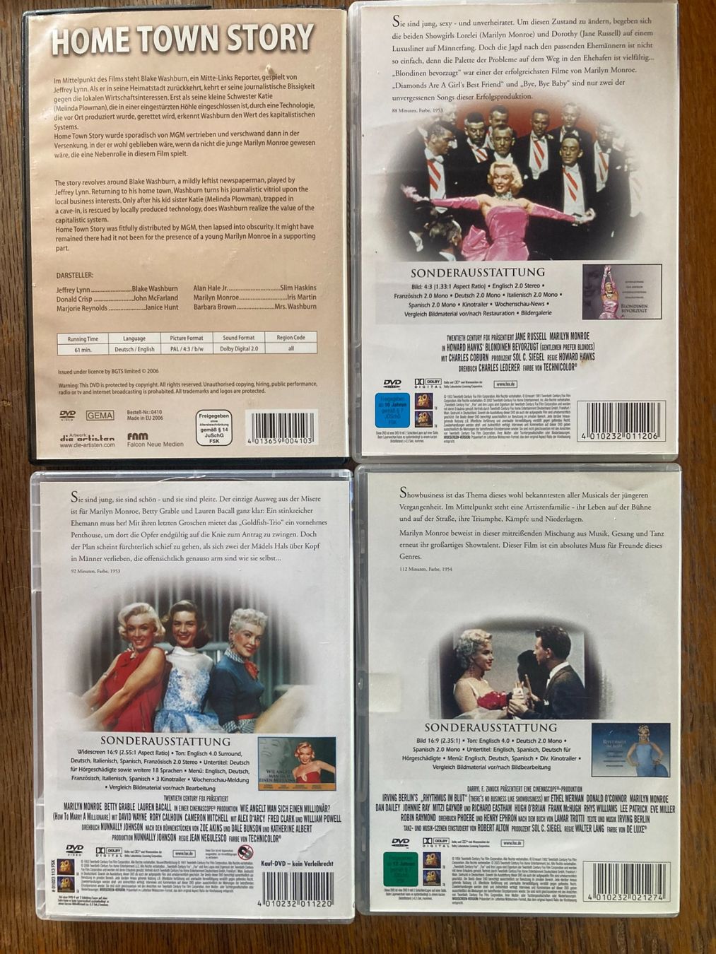 Tutti i DVDs: Marilyn Monroe – Usato da Kirchlindach venduto da roland0101 1