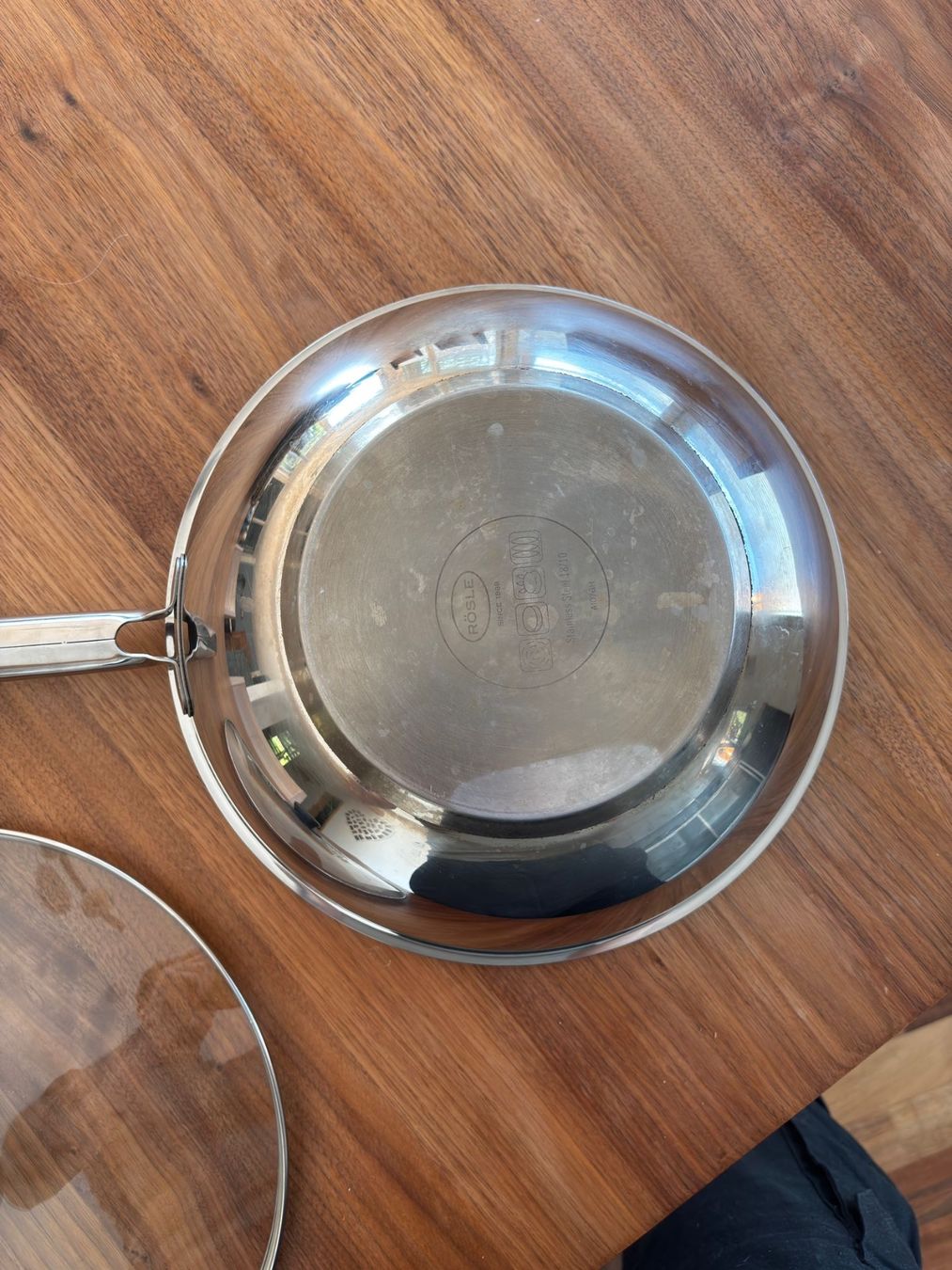 Rösle Padelle: Rösle Wokpfanne mit Deckel – Usato da Chur venduto da vi_milena 2