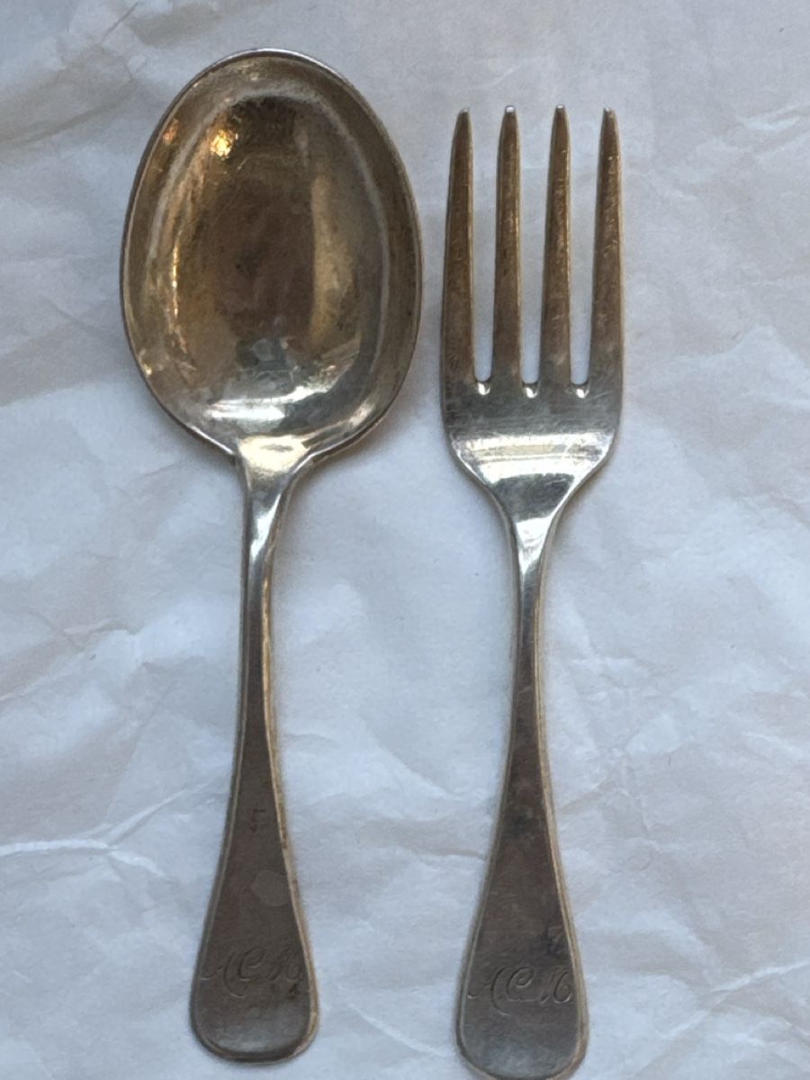Set di posate: Baltensperger Babybesteck Silber 925 – Usato da Zürich venduto da Brockiwelt