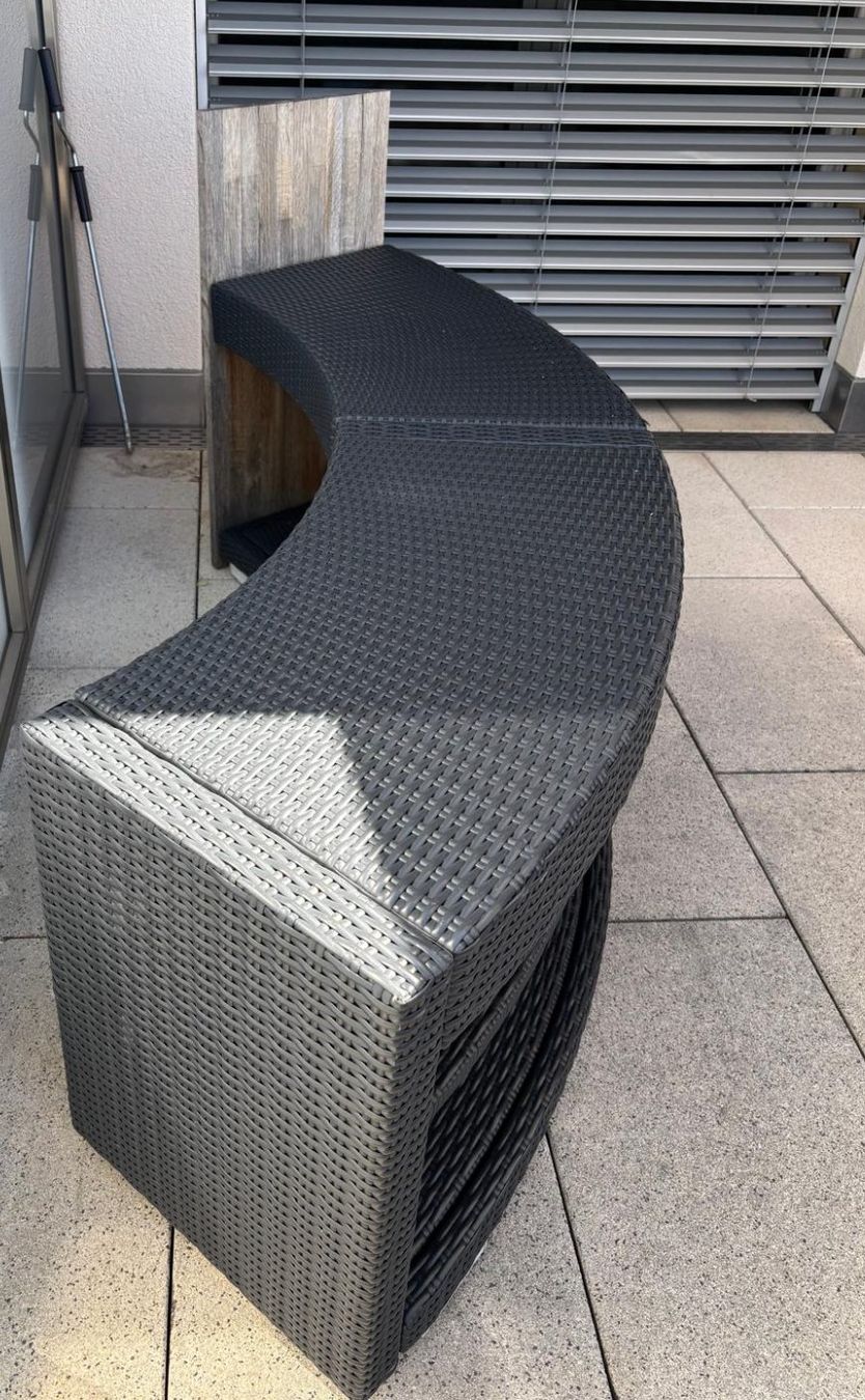 Piscine: Whirlpool Umrandung Rattan – Usato da Steinhausen venduto da mirabella777 3